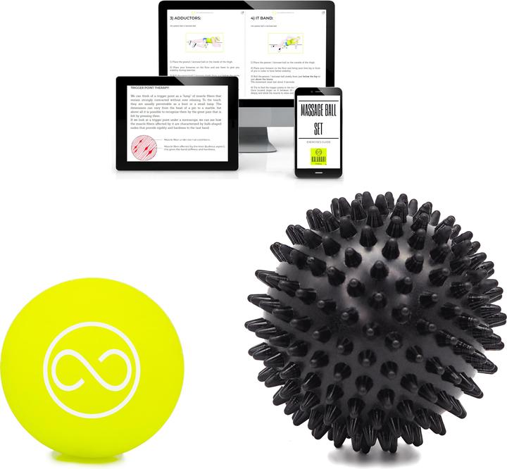 Immagine prodotto Kalahari 4 Wellness Palline Massaggio Muscolare, Palla Riccio e Lacrosse