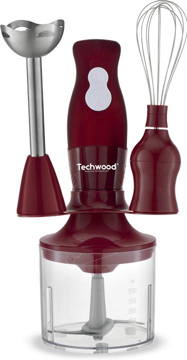Actual product image Techwood Stabmixer 3 in 1, rot