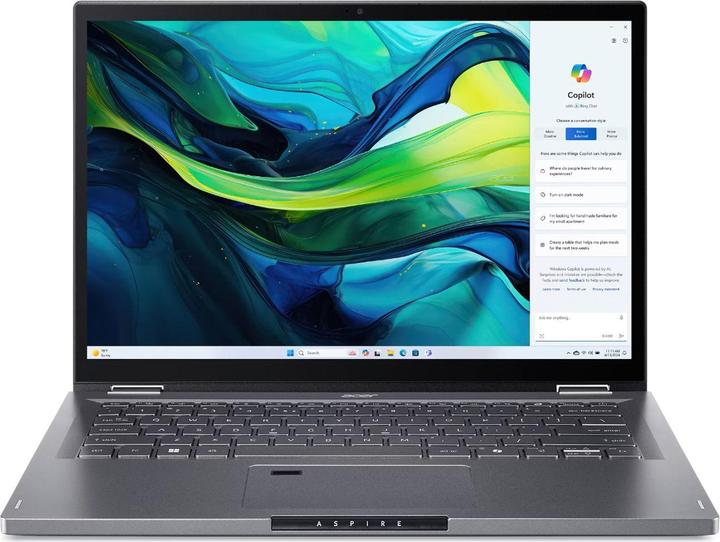 Produktbild Acer Aspire Spin 14 (14", 1000 GB, 16 GB, DE, Intel Core Ultra 7 155U)