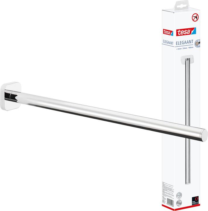 Actual product image tesa ELEGAANT towel rail incl. adhesive solution without drilling