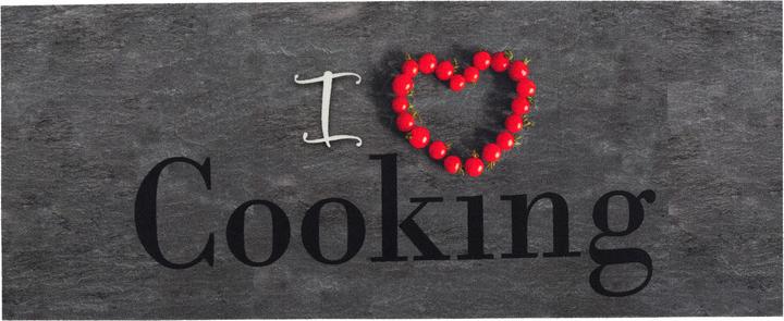 Produktbild Pergamon Küchenläufer Teppich Trendy I Love Cooking (45 x 145 cm)