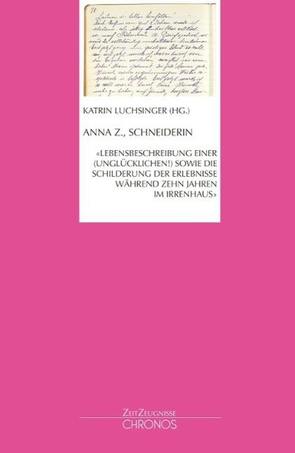Produktbild Anna Z., Schneiderin (Deutsch, 2013)