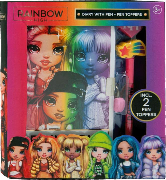 Actual product image Rainbow High diary with pens