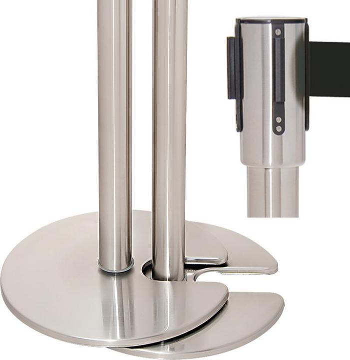 Image du produit Moravia Support de sangle MORION Acier inoxydable Partie supérieure Ø 51/63 mm, hauteur 890 mm