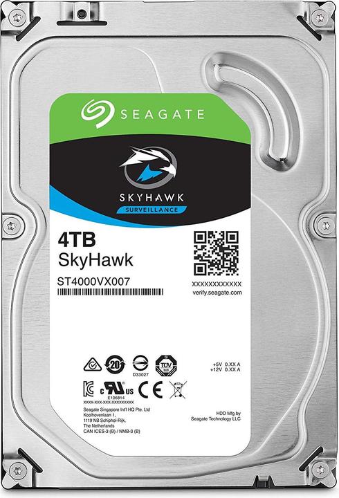 Image du produit Seagate SkyHawk (4 To, 3.5", CMR)