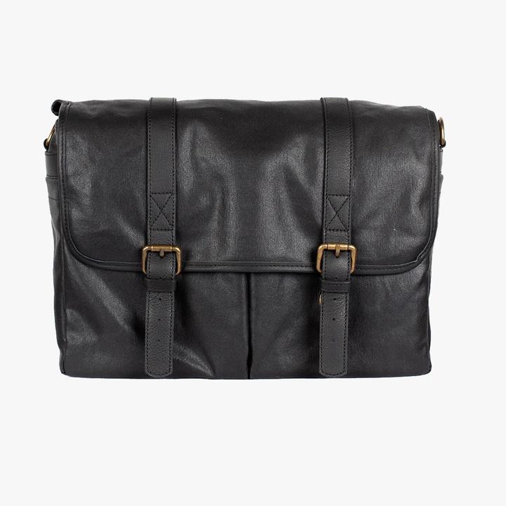 Actual product image Bronkey Roma Canvas-Messenger-Tasche, Schwarz (Photo trolley)