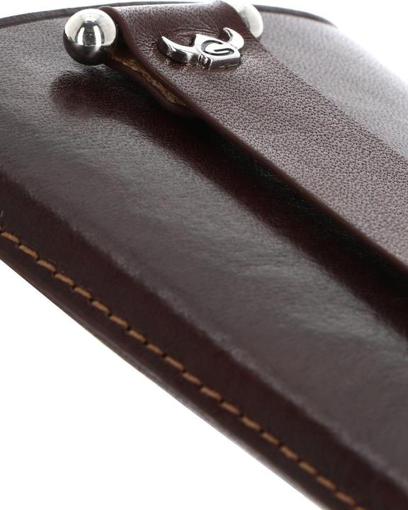 Actual product image Golden Head Colorado leather key case 6.5 cm