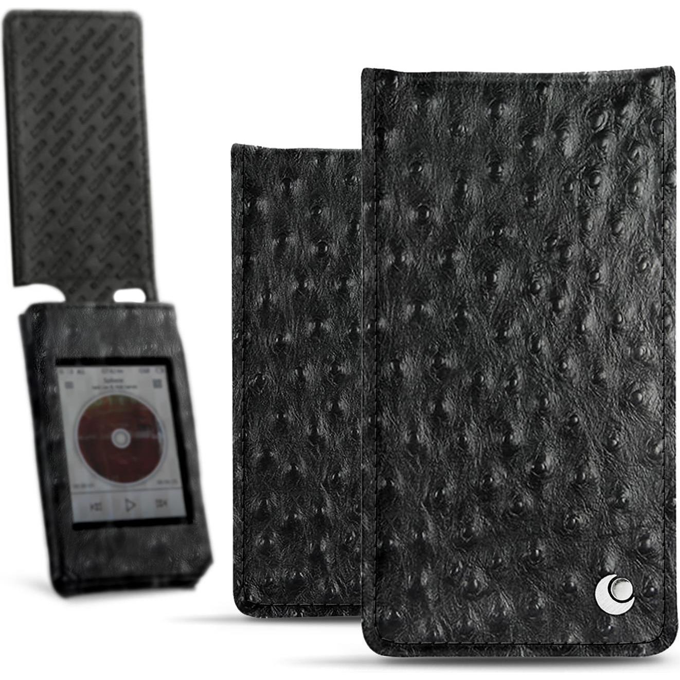 Noreve Cover in pelle verticale, Cover + Custodia MP3, Nero