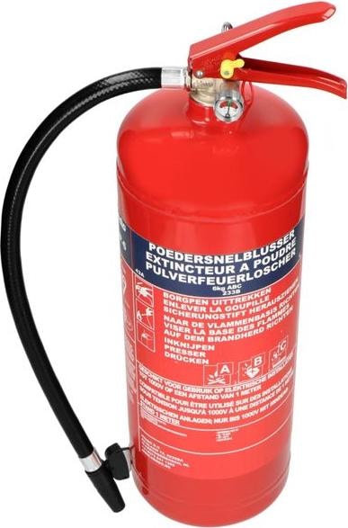 Immagine prodotto Alecto BP-6 Brandblusser - Poederblusser 6 chilogrammi - Brandklasse ABC - Incluso Ophangbeugel