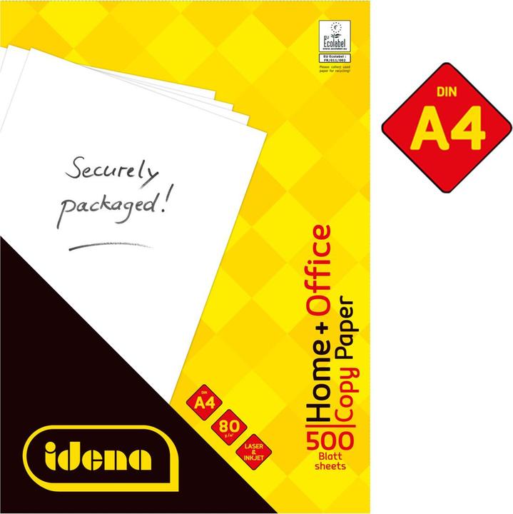 Produktbild Idena Kopierpapier A4 80g weiss 500 Blatt Home (80 g/m², 500 x, A4)
