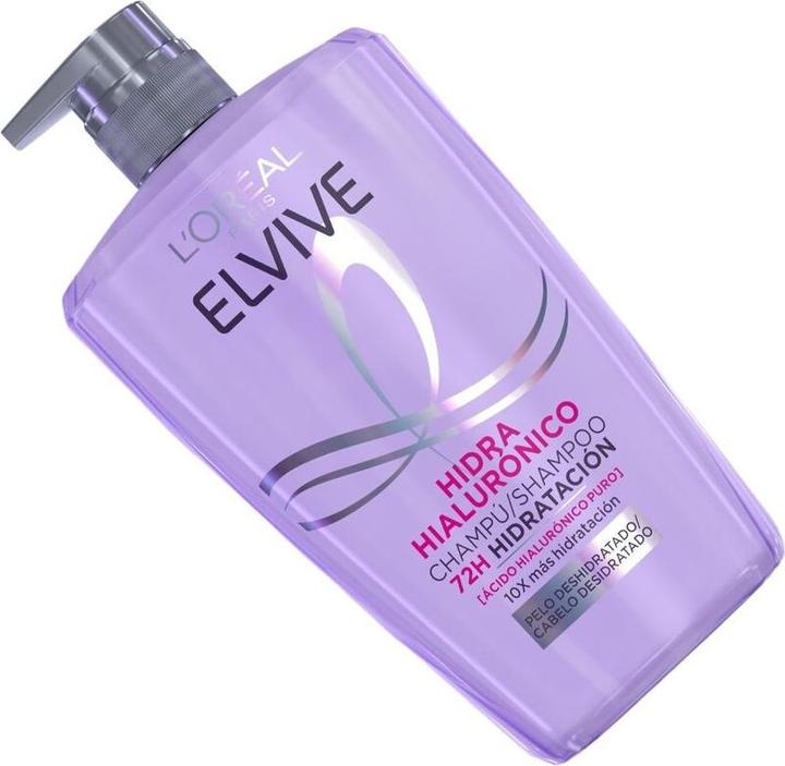 Actual product image L'Oréal Paris Elseve Elvive Hyaluronic Acid Shampoo - 1 Liter (Lice shampoo, 1000 ml)
