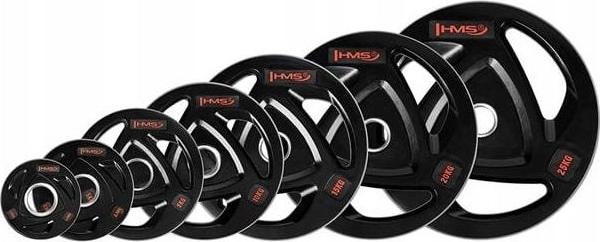 Actual product image HMS Olympic weight TOX black - 25 kg (1 x 25 kg)