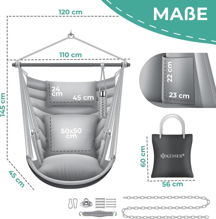Image du produit Kesser Hängesessel Haiti (150 kg)