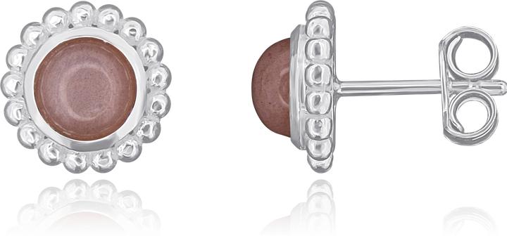 Image du produit Leyda Boucles d'oreilles en pierre de lune (Pierre de couleur)