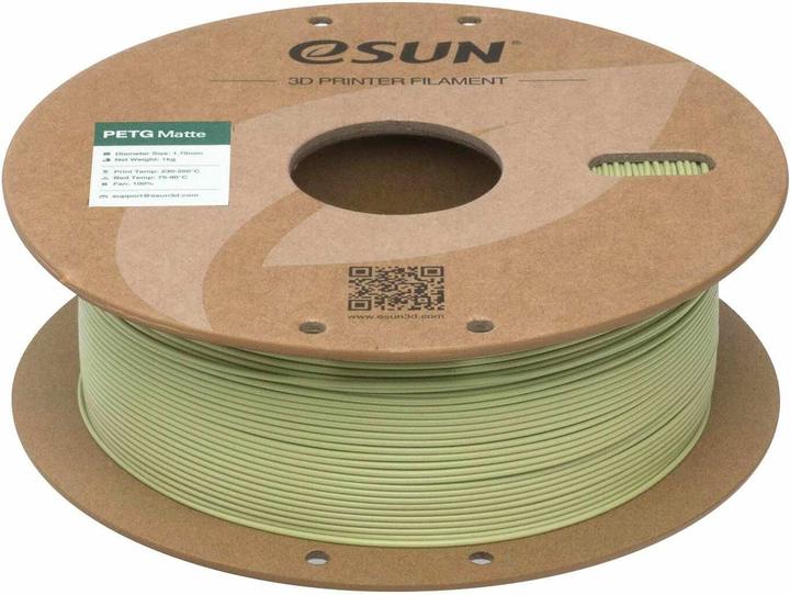 Produktbild eSUN Filament PETG-Matte Matchagrün 1.75 mm 1 kg (PETG, 1.75 mm, 1000 g)