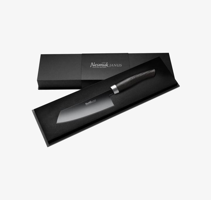 Actual product image Nesmuk Janus 140 Cooking Knife Bog Oak (14 cm)