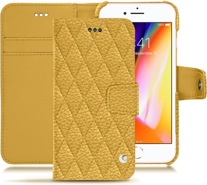 Noreve Lederschutzhülle Wallet (Apple iPhone 8)