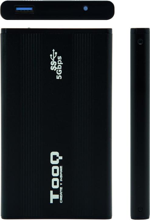 Productafbeelding Tooq Technology TQE-2524B Opslagschijfbehuizing HDD-behuizing zwart 2,5" (2.5")