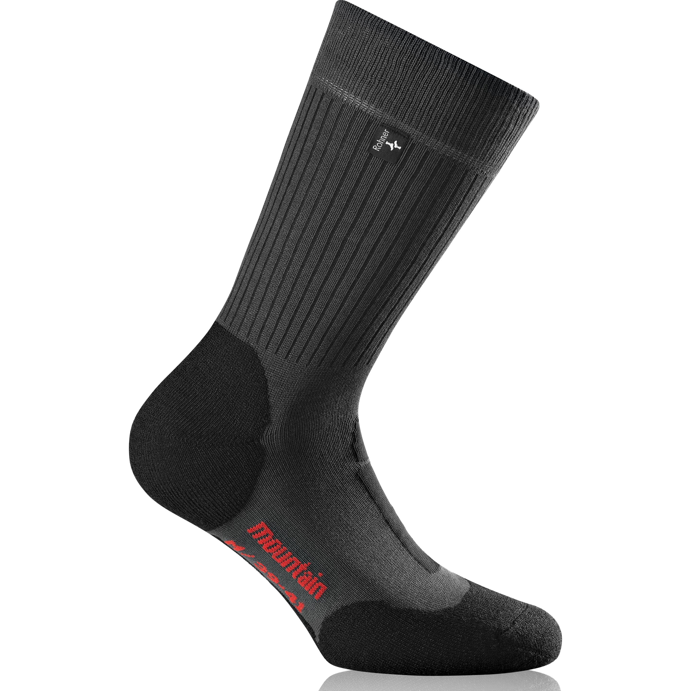 Rohner, Unisex, Sportsocken, Mountain Trekking l/r (36 - 38), Grau