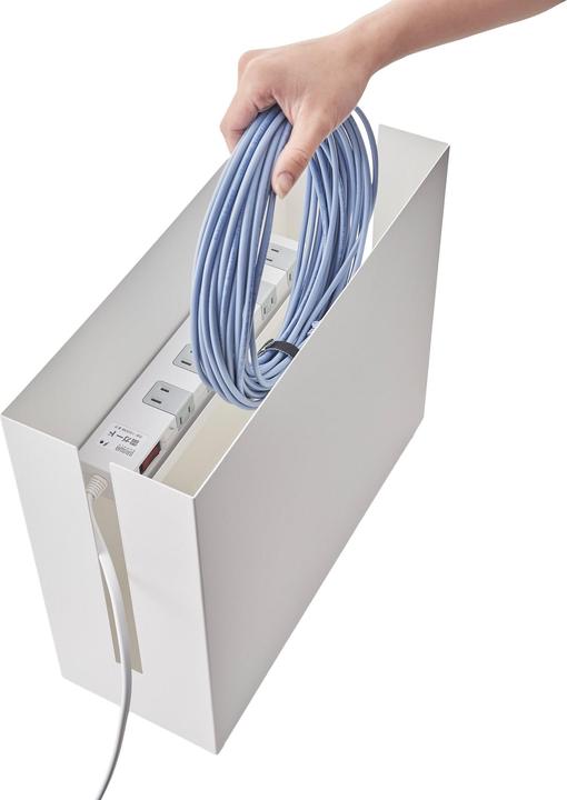 Actual product image Yamazaki Cable box with castors TOWER