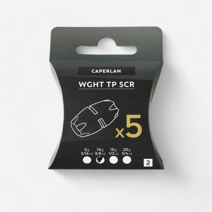 Image du produit Caperlan Têtes de plomb interchangeables 10 g 5 pcs
