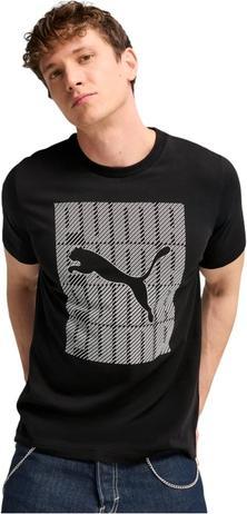 Produktbild Puma Grafik-Wortlaut-T-Shirt, schwarz (L)