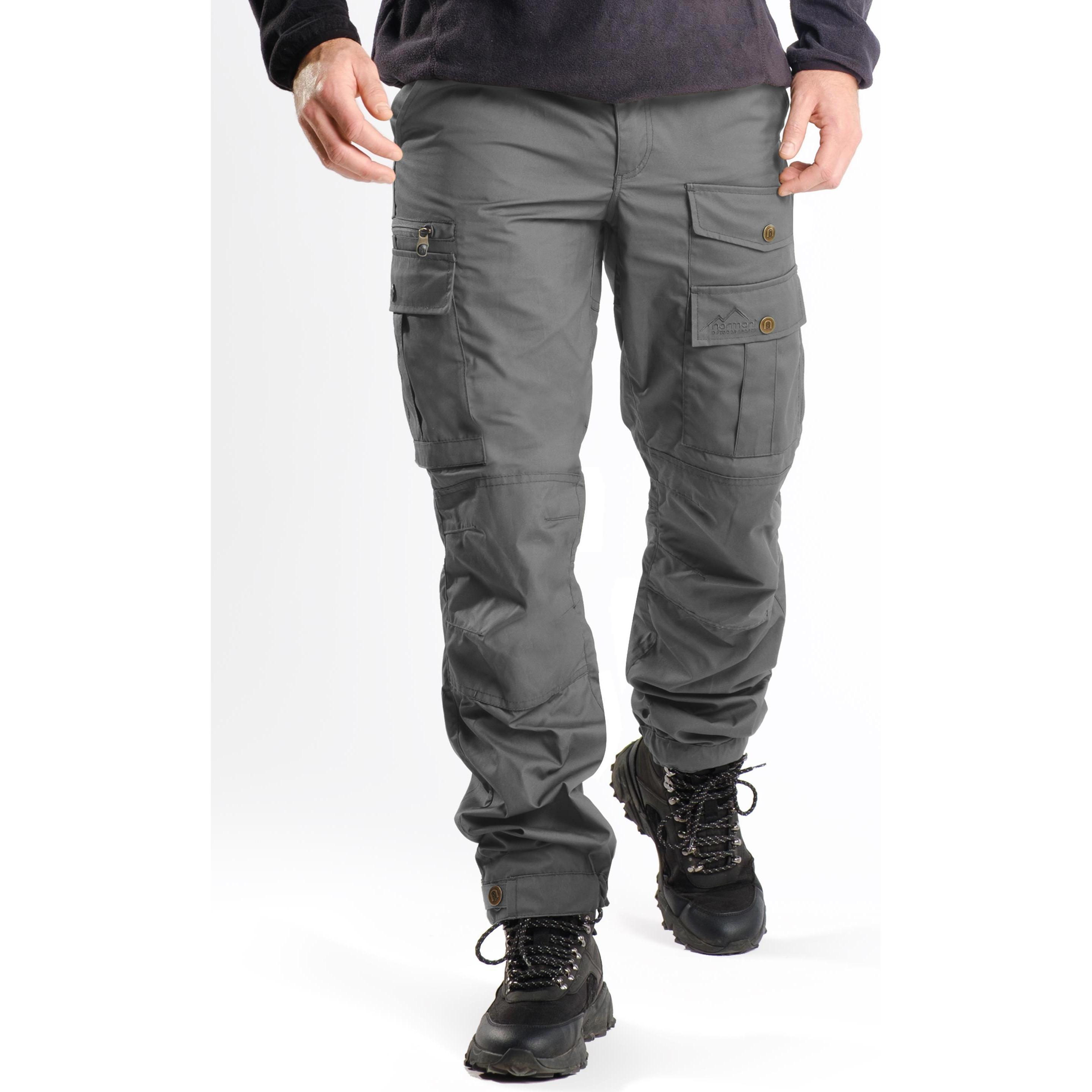 Normani, Herren, Outdoorhose, Herren Wanderhose - Outdoorhose (52), Grau, 52