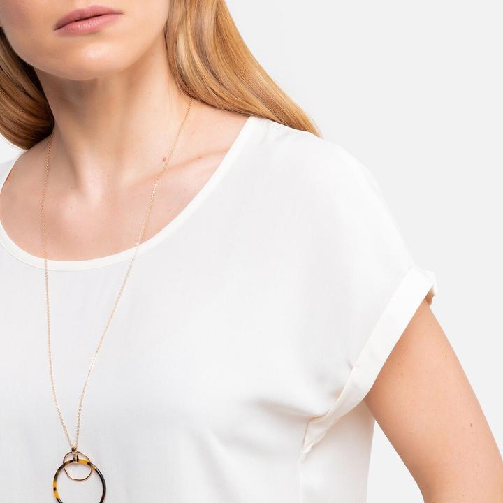 Produktbild Anne Weyburn Tunikashirt mit rundem Ausschnitt (40)