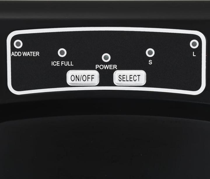 Image du produit VidaXL Machine à glaçons Noir 1,4 L 15 kg / 24 h