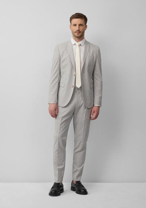 Actual product image S.Oliver Hose s.O PURE: Anzughose aus kariertem Stretch-Gewebe (50)