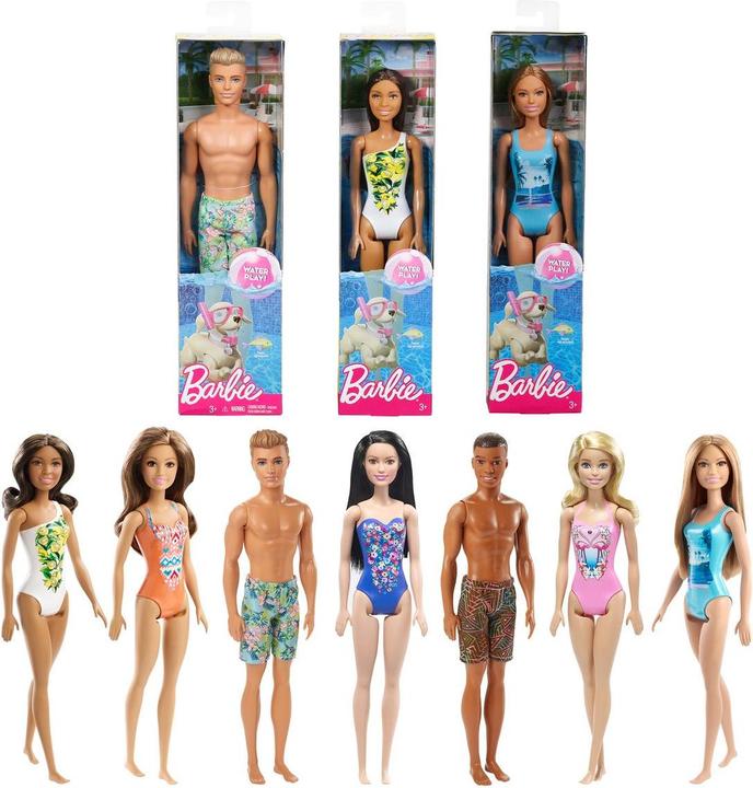 Immagine prodotto Barbie -Bambola Da Spiaggia Ast Dwj99 Wb6