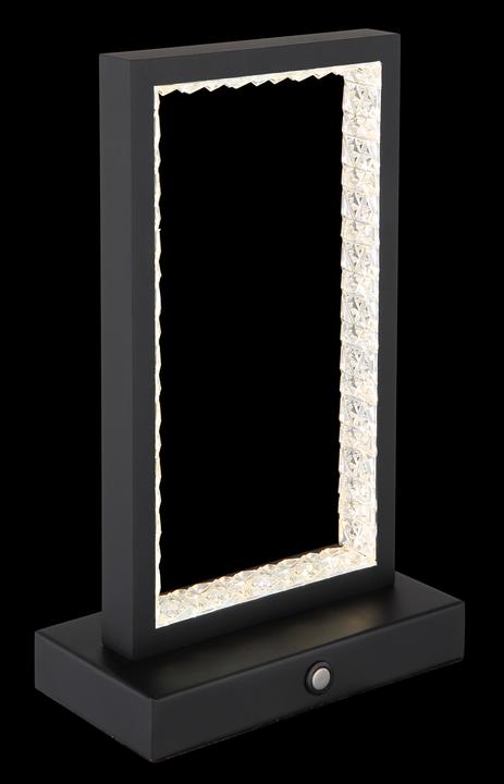 Produktbild Globo Samega LED Tischleuchte 3W CCT Schwarz Matt, Metall 23cm 24008S (300 lm)