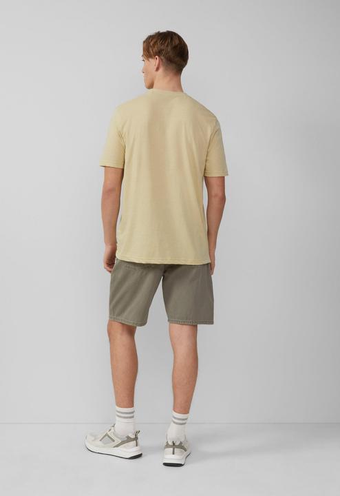 Produktbild S.Oliver T-Shirt Meliertes T-Shirt mit Layering-Detail am Kragen (S)