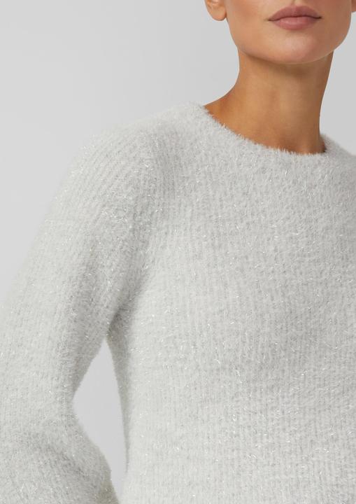 Produktbild s.Oliver Strickpullover Flauschiger Strickpullover mit Glitzergarn (48)