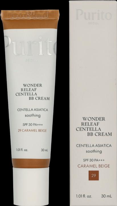 Actual product image Purito Seoul Wonder Releaf Centella BB Cream SPF30 PA+++ (29 Caramel Beige)