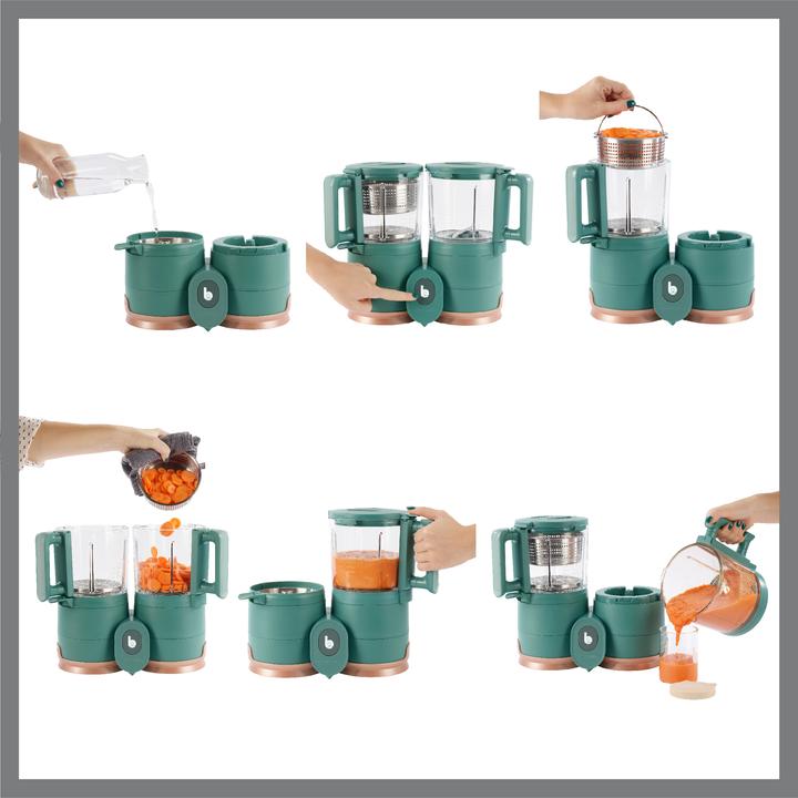 Actual product image Babymoov Dampfgarer Nutribaby Glass