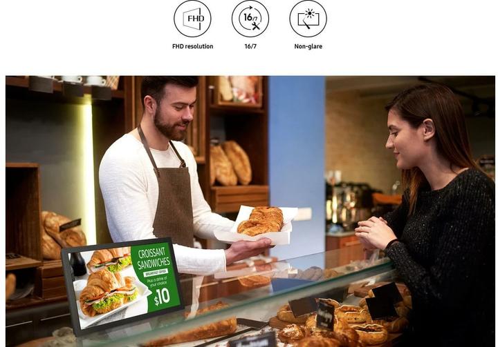 Produktbild Samsung Smart Signage QB13R (1920 x 1080 Pixel, 13")