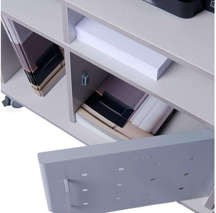 Actual product image Rocada Office trolley grey 3 levels 72.0 x 59.0 x 57.5 cm (72 x 59 x 58 cm)