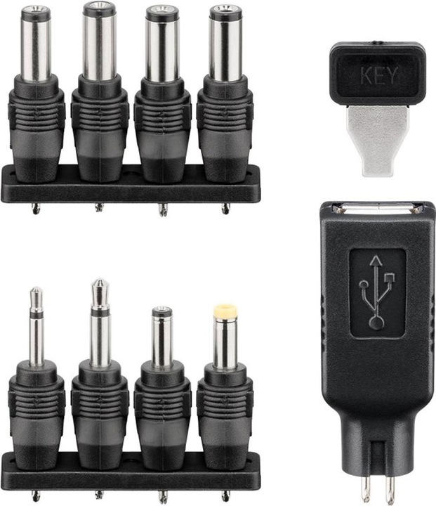 Image du produit Goobay 3 V - 12 V Universal-Netzteil 0.6 A