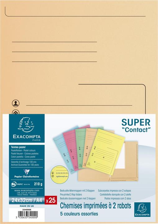 Immagine prodotto Exacompta Scrapbook - Copertine di file (A4, 50x)
