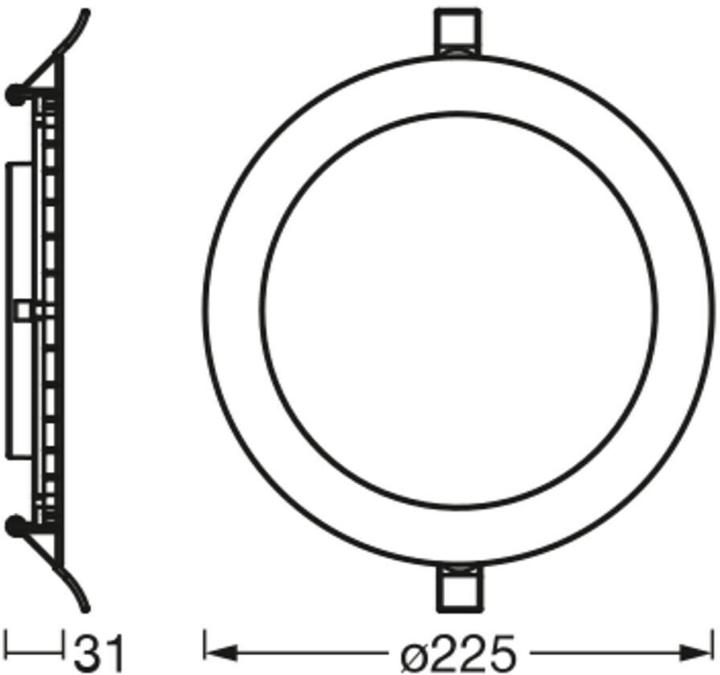 Produktbild Ledvance Led Spot And Downlight Recess Slim (2000 lm)