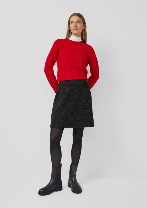 Produktbild s.Oliver Rock Kurzer Strickrock mit Glitzergarn (48)
