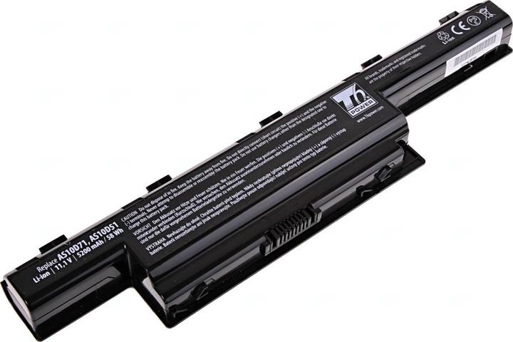 Productafbeelding T6 Power Batterij Acer Aspire 4741, 5551, 5741, 5751, 7750, TravelMate 4750, 5740, 6cell (6 Cellen, 5200 mAh)