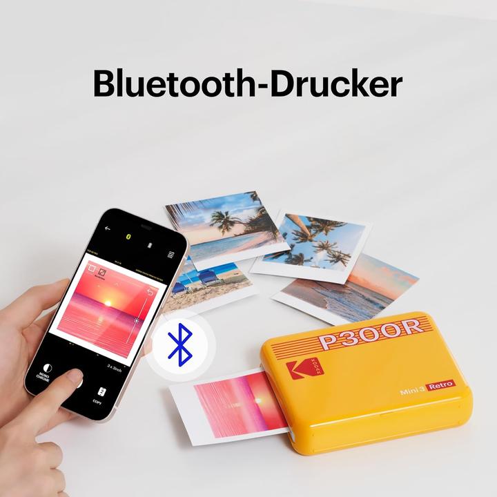 Actual product image Kodak Mini 3 Retro P300RW60 (Thermal printing, Colour)