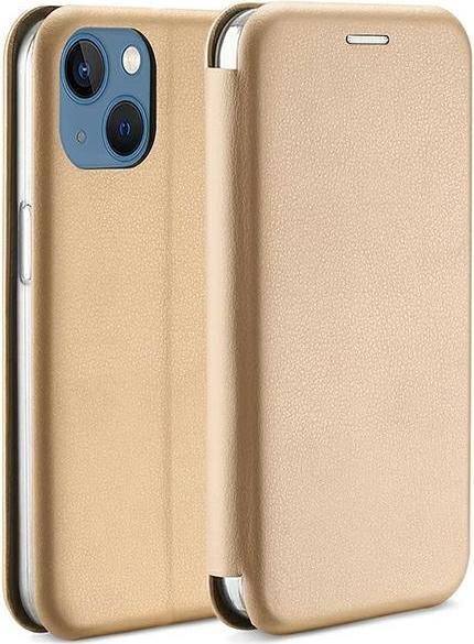 Produktbild Beline Etui Book Magnetic iPhone 14 6,1" złoty/gold (Apple iPhone 13, Apple iPhone 14)