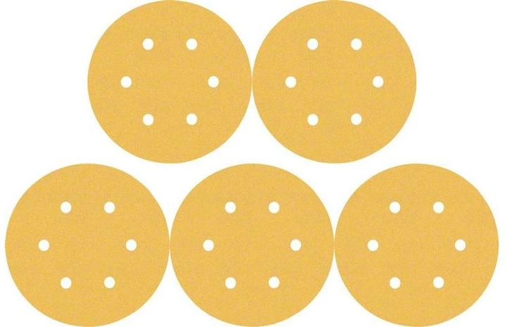 Produktbild Bosch Professional Zubehör EXPERT C470 Schleifpapier mit 6 Löchern für Exzenterschleifer, 150 mm, G 120, 5-tlg. (120)