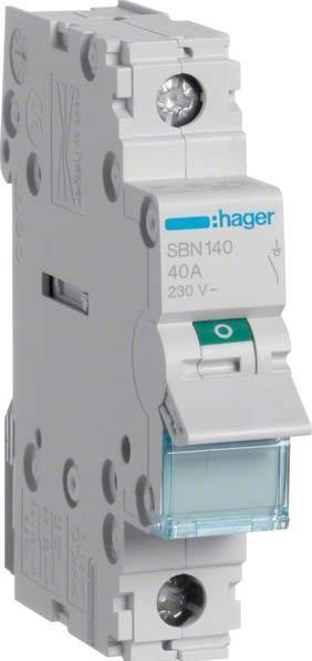 Produktbild Hager Controller Mehrfach 40A 1P SBN140