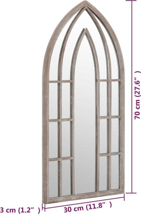 Actual product image vidaXL Spiegel (70 x 30 cm)