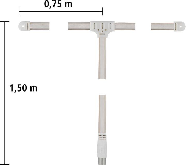 Produktbild Hama Wurfantenne (Dipole) (Flachantenne, UKW / MW / LW)