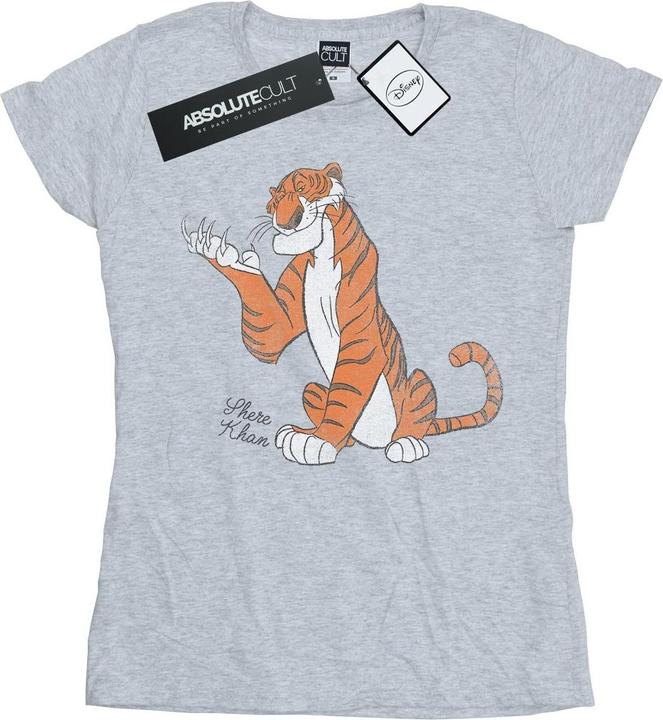 Actual product image Disney Womens/Ladies The Jungle Book Classic Shere Khan Cotton T-Shirt (L)